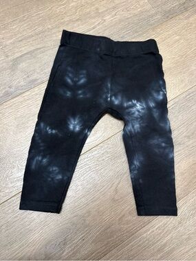 Zara Black Tie-Dye Baby Leggings